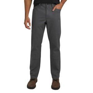 Wrangler Men's Size 40x32 Regular Fit Utility Pants Gray Canvas  n1060